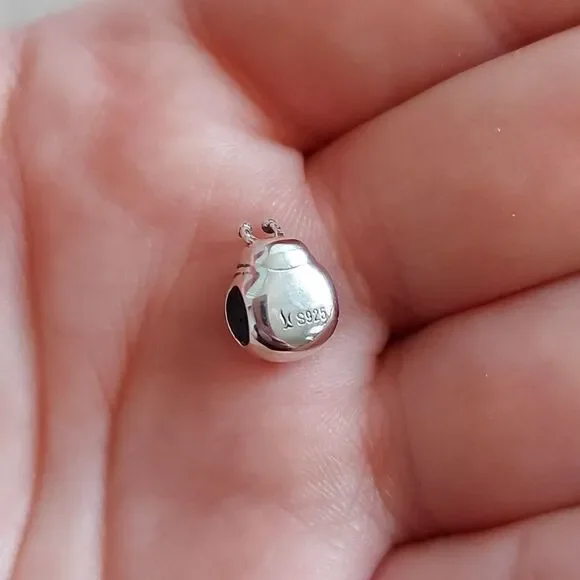 925 Sterling Silver Ladybug Charm - Picture 3 of 5